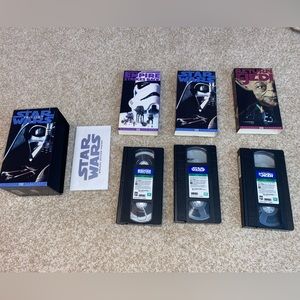 VTG 1995 Star Wars Trilogy VHS Tapes Set of 3 Classic Tapes
